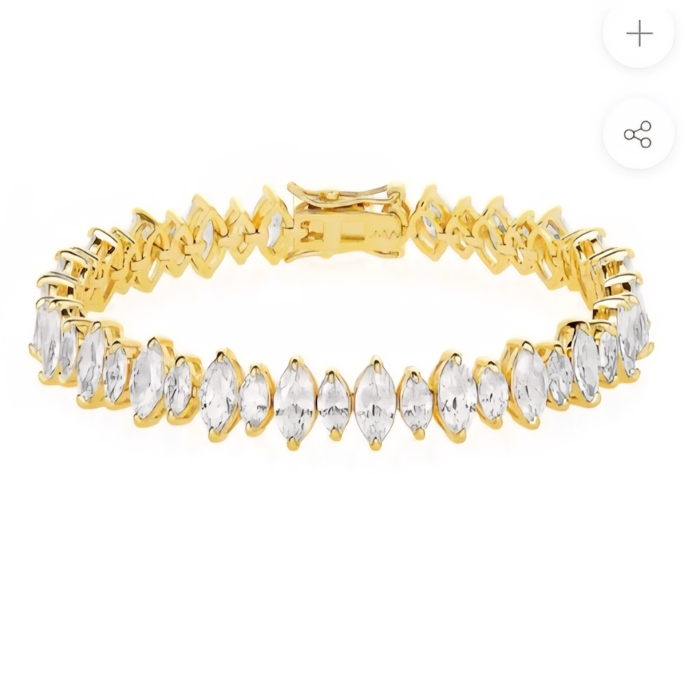 Melinda Maria She's So Fine Tennis Bracelet